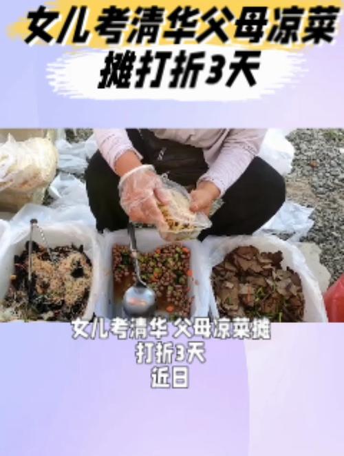 女儿考入清华父母凉菜摊打折-女儿考入清华父母凉菜摊打折3天