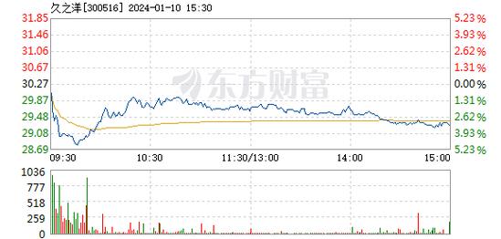 久之洋-久之洋1月10日加速下跌